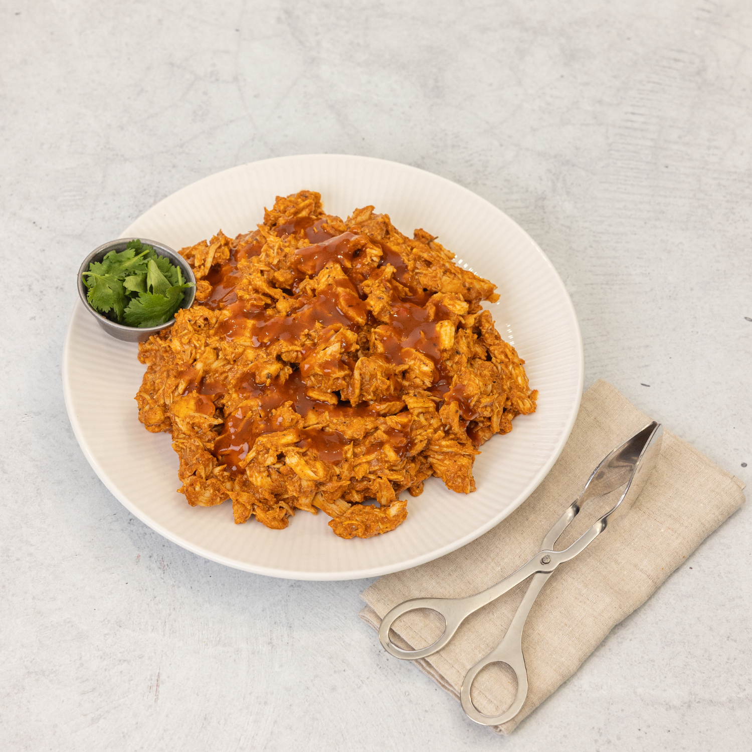 Slow cooked Mexican pulled chicken catering pack – 2kg – gluten free