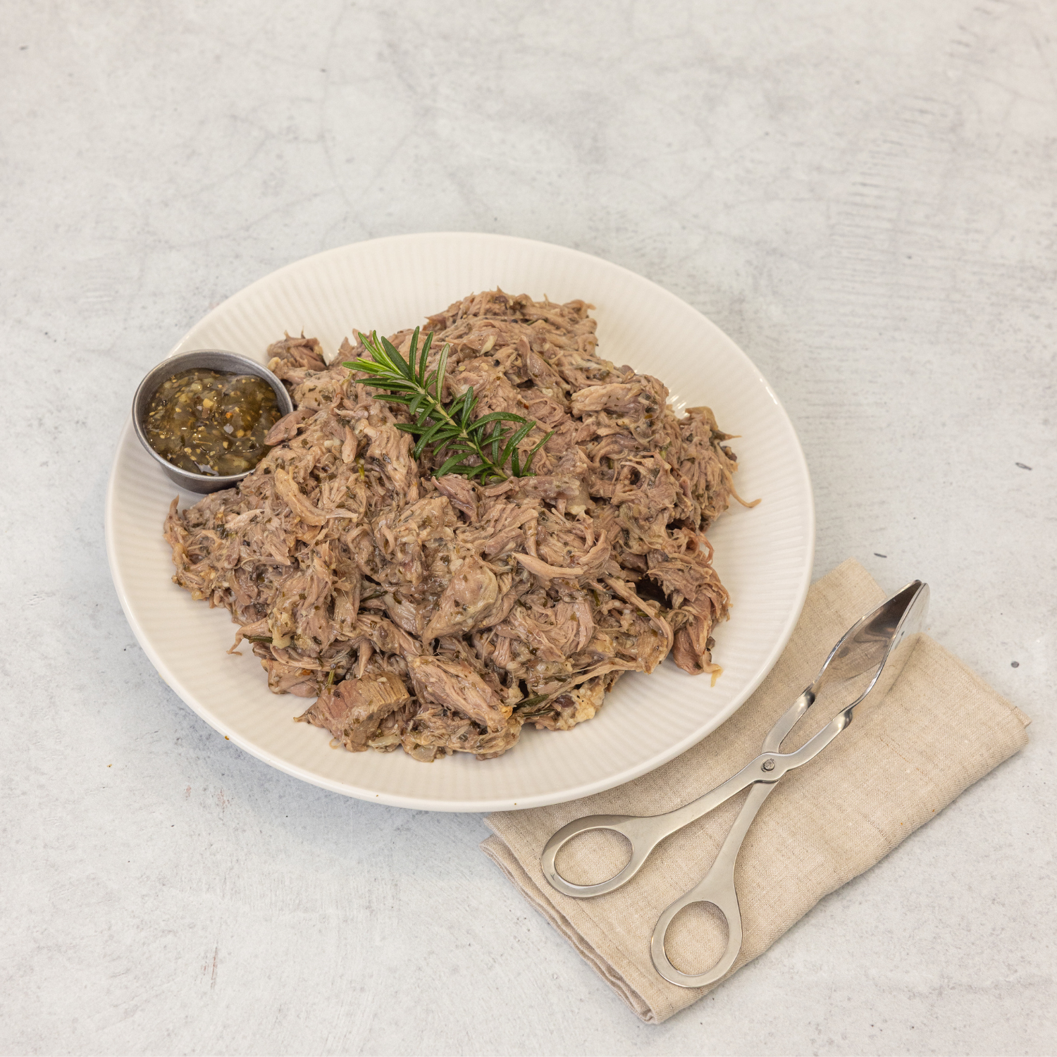 Marinated Greek Pulled Lamb (GF)