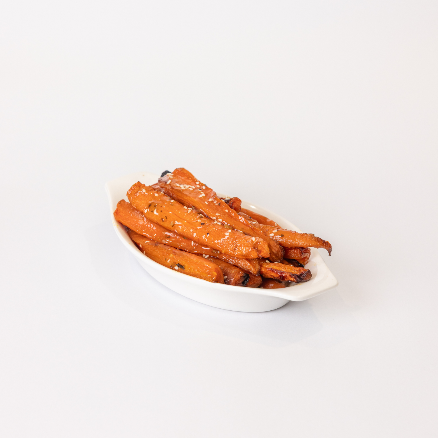 Honey Sesame Roasted Carrots