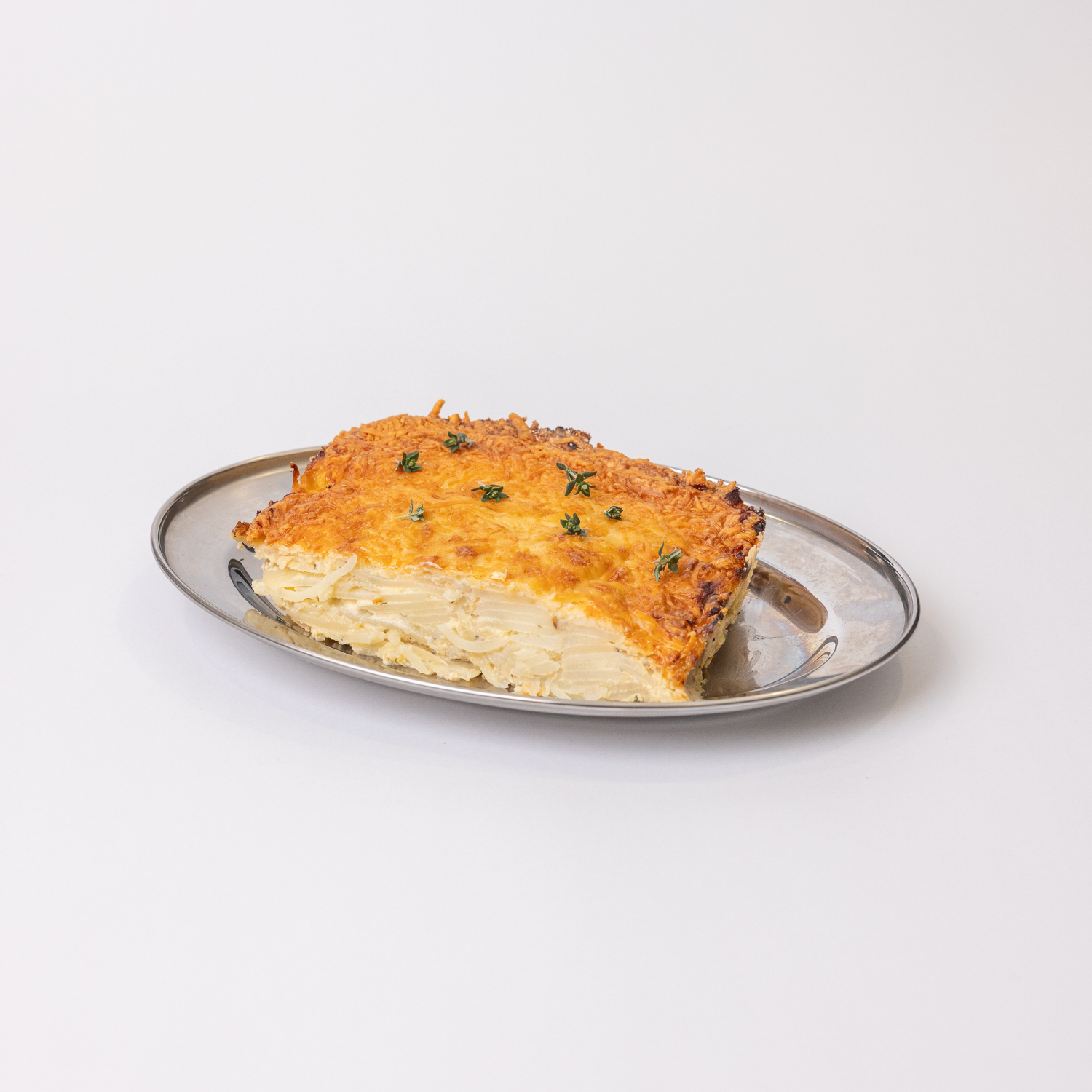 Garlic Thyme & Parmesan Layered Potato Bake (GF)
