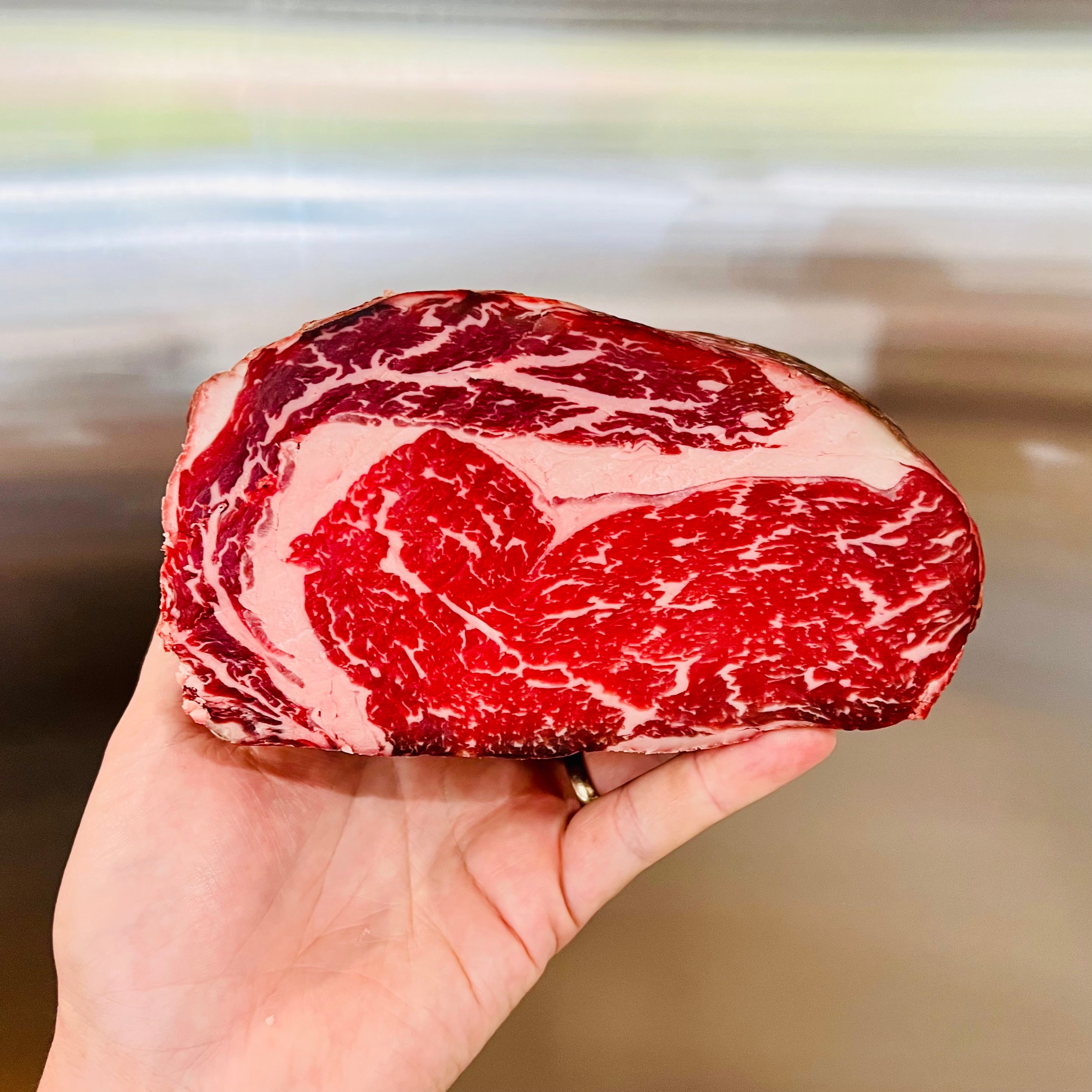 Pure Black Angus Scotch fillet steak MB5+